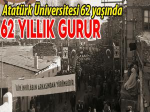 Atatürk Üniversitesinin eğitim-öğretim yılına başlamasının 62. yıl dönümü