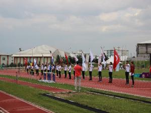 Atletizm 4. Uluslararası Sprint ve Bayrak Yarışmaları Kupası Erzurumda başladı