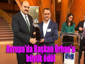  Avrupada Başkan Orhana büyük ödül