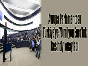 Avrupa Parlamentosu, Türkiye'ye 70 milyon Euro'luk kesintiyi onayladı