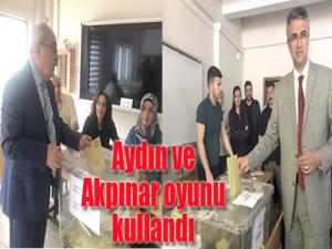 Aydın ve Akpınar oyunu kullandı