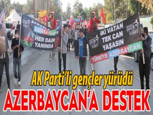 Azerbaycana destek için yürüdüler