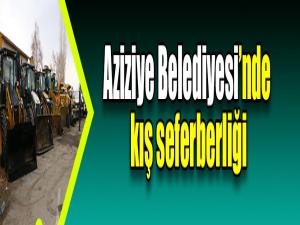 Aziziye Belediyesinde kış seferberliği