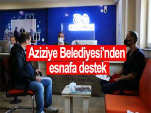 Aziziye Belediyesi'nden esnafa destek