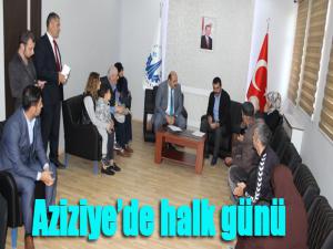  Aziziyede halk günü toplantısı