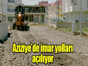 Aziziyede imar yolları açılıyor