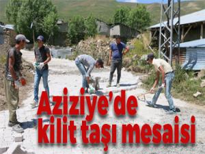 Aziziyede kilit taşı mesaisi