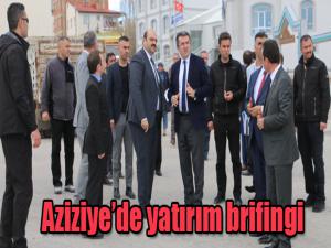 Aziziyede yatırım brifingi