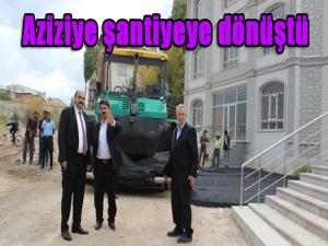 Aziziye şantiyeye dönüştü