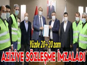 Aziziye sözleşme imzaladı