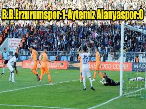 B.B. Erzurumspor: 1 - Aytemiz Alanyaspor: 0