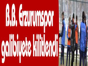 B.B. Erzurumspor galibiyete kilitlendi