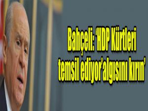 Bahçeli: 'HDP, Kürtleri temsil ediyor' algısını kırın