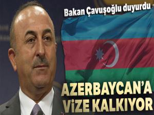 Bakan Çavuşoğlu duyurdu: Azerbaycan'a vize kalkıyor