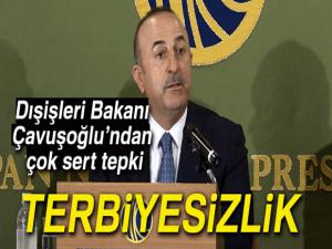 Bakan Çavuşoğlu'ndan Fransız bakana tepki