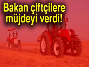 Bakan Fakıbabadan çiftçilere müjdeli haber!