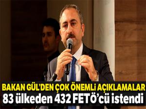 Bakan Gül'den çok önemli açıklamalar