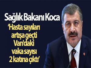 BAKAN KOCA: ÜLKE GENELİNDE HASTA SAYILARI ARTIŞA GEÇTİ