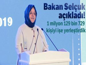 Bakan Selçuk açıkladı! '1 milyon 129 bin 729 kişiyi işe yerleştirdik'