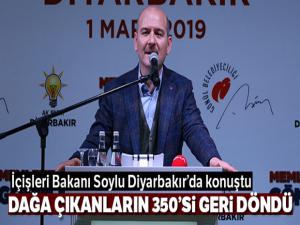 Bakan Soylu:'15 bin adam vardı dağlarda, şimdi 700 tane kaldı'