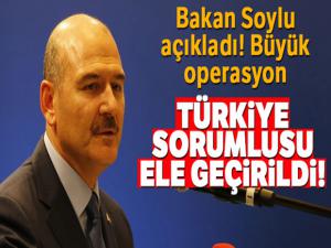 Bakan Soylu açıkladı: Türkiye sorumlusu ele geçirildi