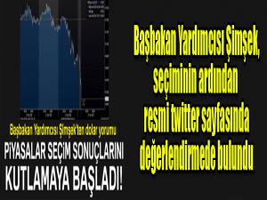 Başbakan Yardımcısı Şimşek'ten dolar yorumu