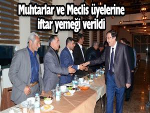 Başkan Bulutlar, Muhtarlar ve Meclis Üyelerine iftar yemeği verdi