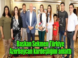 Başkan Sekmen Türkiye Azerbaycan kardeşliğini anlattı