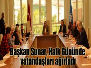 Başkan Sunar, Halk Gününde vatandaşları ağırladı