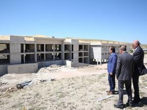 Bayburt'ta 200 kişilik Göçmen Geri Gönderme Merkezinin yapımı devam ediyor