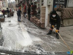 Bayburt'ta dezenfekte çalışmalarında ara yok