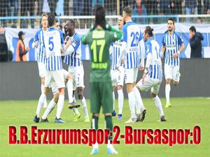 BB Erzurumspor: 2 - Bursaspor: 0