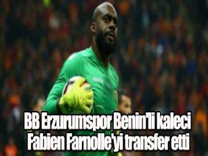 BB Erzurumspor Benin'li kaleci Fabien Farnolle'yi transfer etti