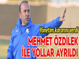 BB Erzurumsporda Mehmet Özdilek ile yollar ayrıldı