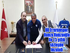 BB Erzurumspor, Hamza Hamzaoğlu ile 1.5 yıllık sözleşme imzaladı