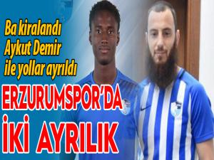 BB Erzurumspor iki oyuncuyla yollarını ayırdı