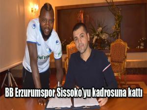 BB Erzurumspor Sissokoyu kadrosuna kattı