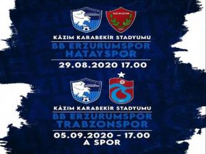 BB Erzurumspor, Trabzonspor ve Hatayspor'la hazırlık maçı yapacak