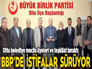 BBP Oltu ilçe teşkilatı istifa etti