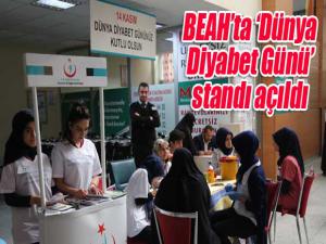 BEAHta Dünya Diyabet Günü standı açıldı