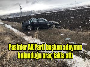 Belediye Başkan adayı kaza geçirdi: 5 yaralı