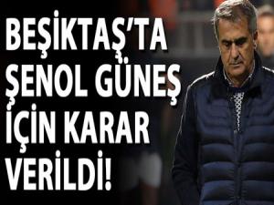 Beşiktaş, Şenol Güneş ile devam kararı aldı