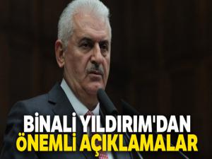 Binali Yıldırım'dan önemli açıklamalar