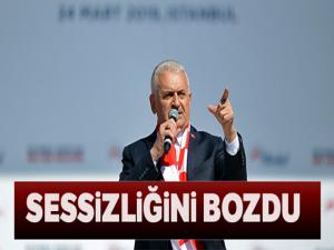 Binali Yıldırım, sessizliğini bozdu