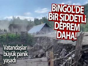 Bingöl'de 5,6 büyüklüğünde deprem!