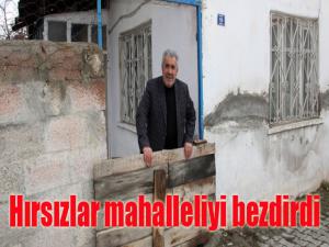 Bir mahalleyi bezdiren hırsızlık