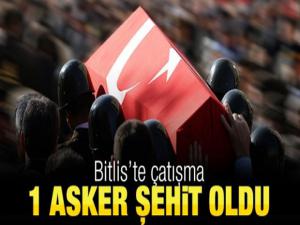 Bitliste 1 askerimiz şehit oldu