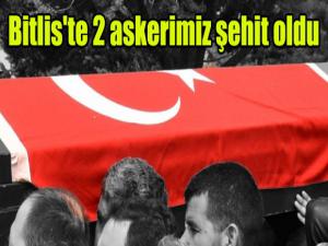 Bitlis'te 2 askerimiz şehit oldu