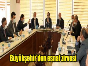 Büyükşehir'den esnaf zirvesi