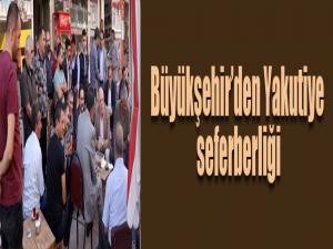 Büyükşehirden Yakutiye seferberliği